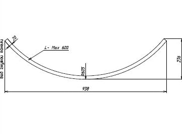 чертеж - мебельный полуфабрикат