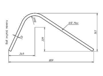 чертеж гнутоклееных изделий