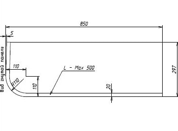 чертеж делати из гнутоклееной ламели